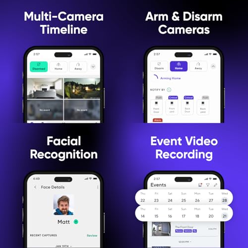 Wyze Security Plan - Cam Unlimited | Unlimited Cameras | 1 Month Subscription. Full AI features | Facial Recognition for Friendly Faces | Smart Detection for Person, Pet, Package, Vehicle and Glass Break | Security Surveillance and Monitoring | Rolling 14