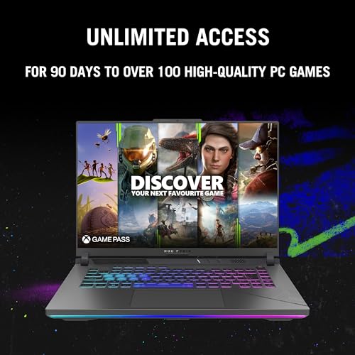 ASUS ROG Strix G16 Gaming Laptop, 16” Nebula Display 16:10 QHD 240Hz, GeForce RTX 4060, Intel® Core™ i9-14900HX, 16GB DDR5-5600, 1TB PCIe SSD, Wi-Fi 6E, Windows 11, G614JVR-ES94