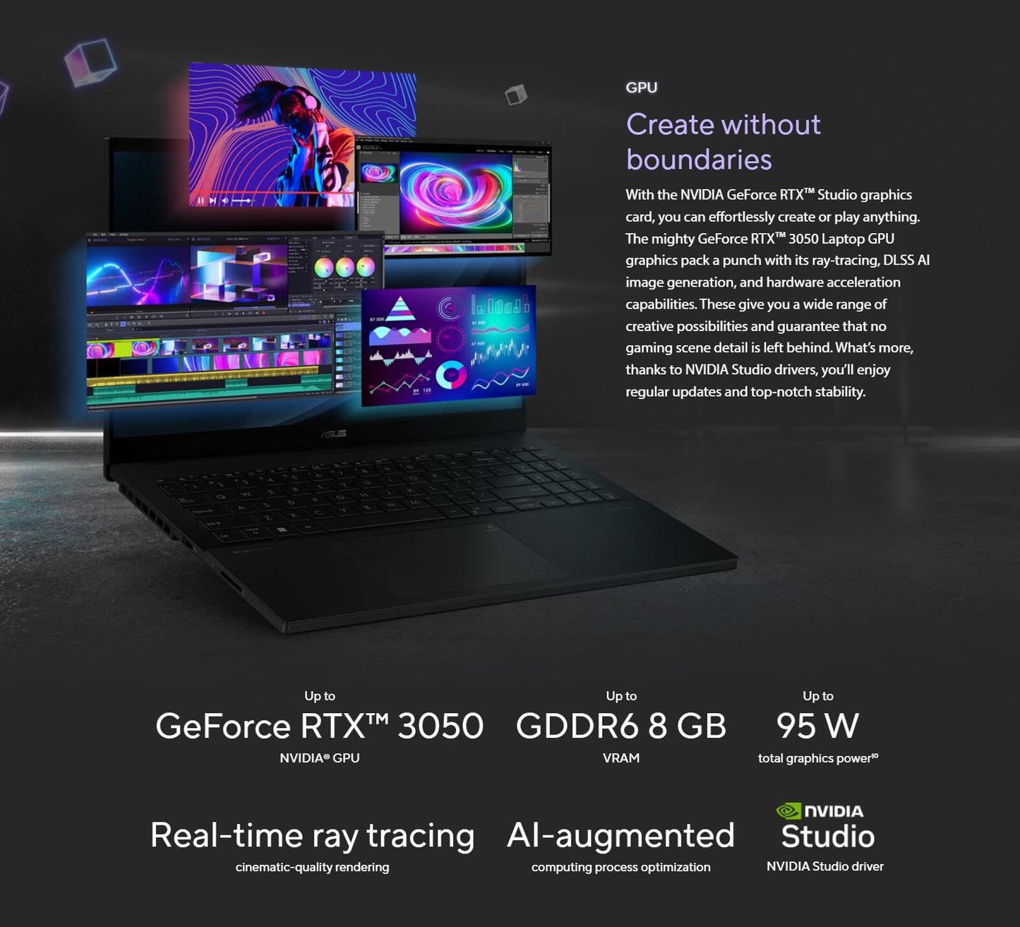 ASUS Vivobook Pro 15 OLED Slim Laptop - Intel Core Ultra 7 155H(Beats i7-12650H) - 16GB DDR5 5600MHz - NVIDIA GeForce RTX 3050 - Backlit KB - Win11 - w/Cloth (16GB LPDDR5 5600MHz RAM | 1TB SSD)