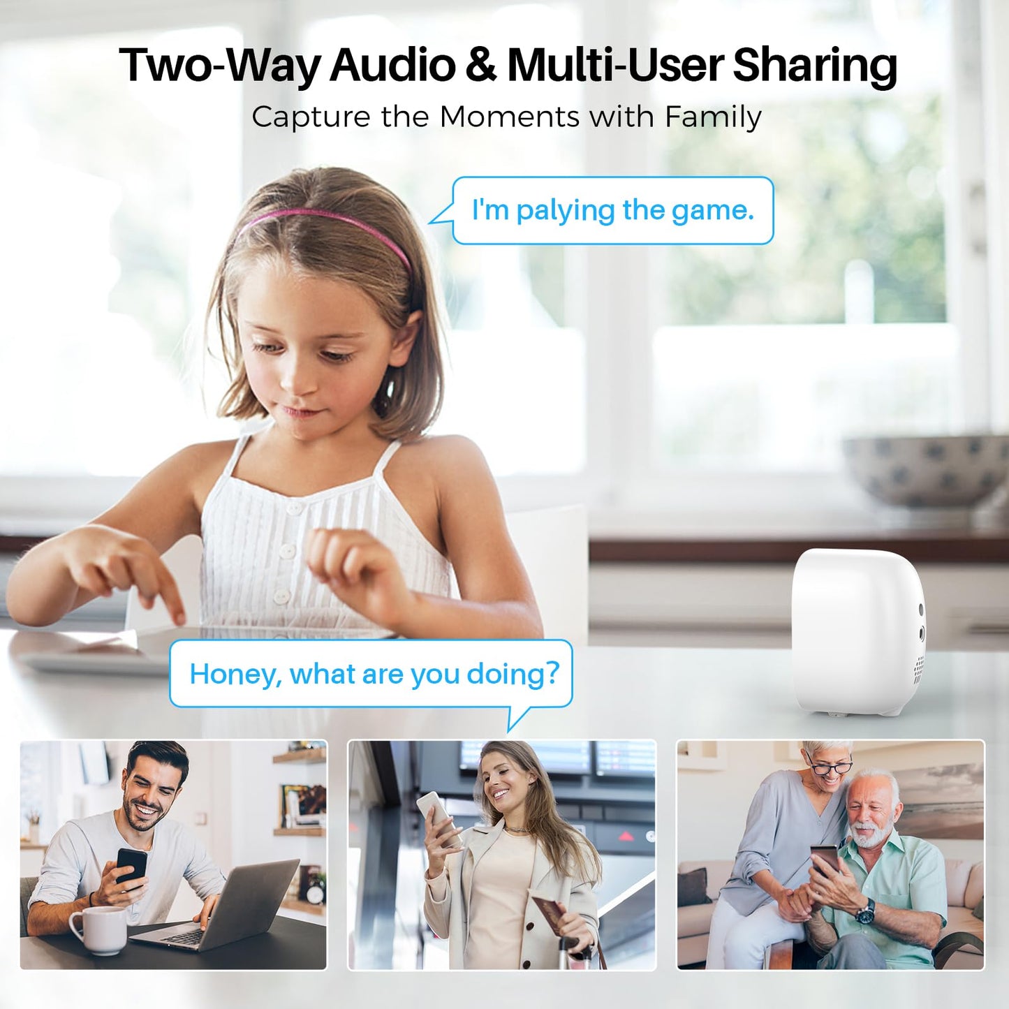 MaxiViz Security Cameras Wireless Outdoor, Battery Powered Cameras for Home Security w/AI Motion Detection, Spotlight & Siren Alarm, 2K Color Night Vision, IP66 Weatherproof, SD/Cloud Storage, 2Pack