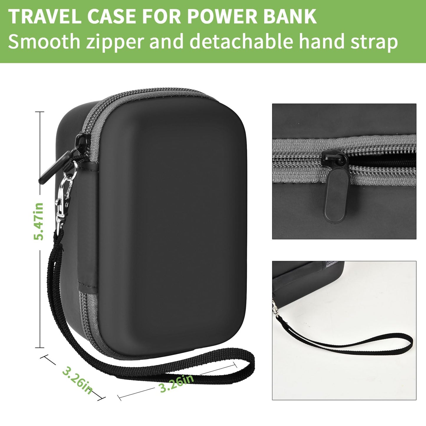 Case Compatible with Anker Prime Power Bank 20,000mAh Portable Charger with 200W Output, Battery Pack Power Station Organizer, Hold Charging Cable and USB C Charger for iPhone, for Samsung (Box Only)