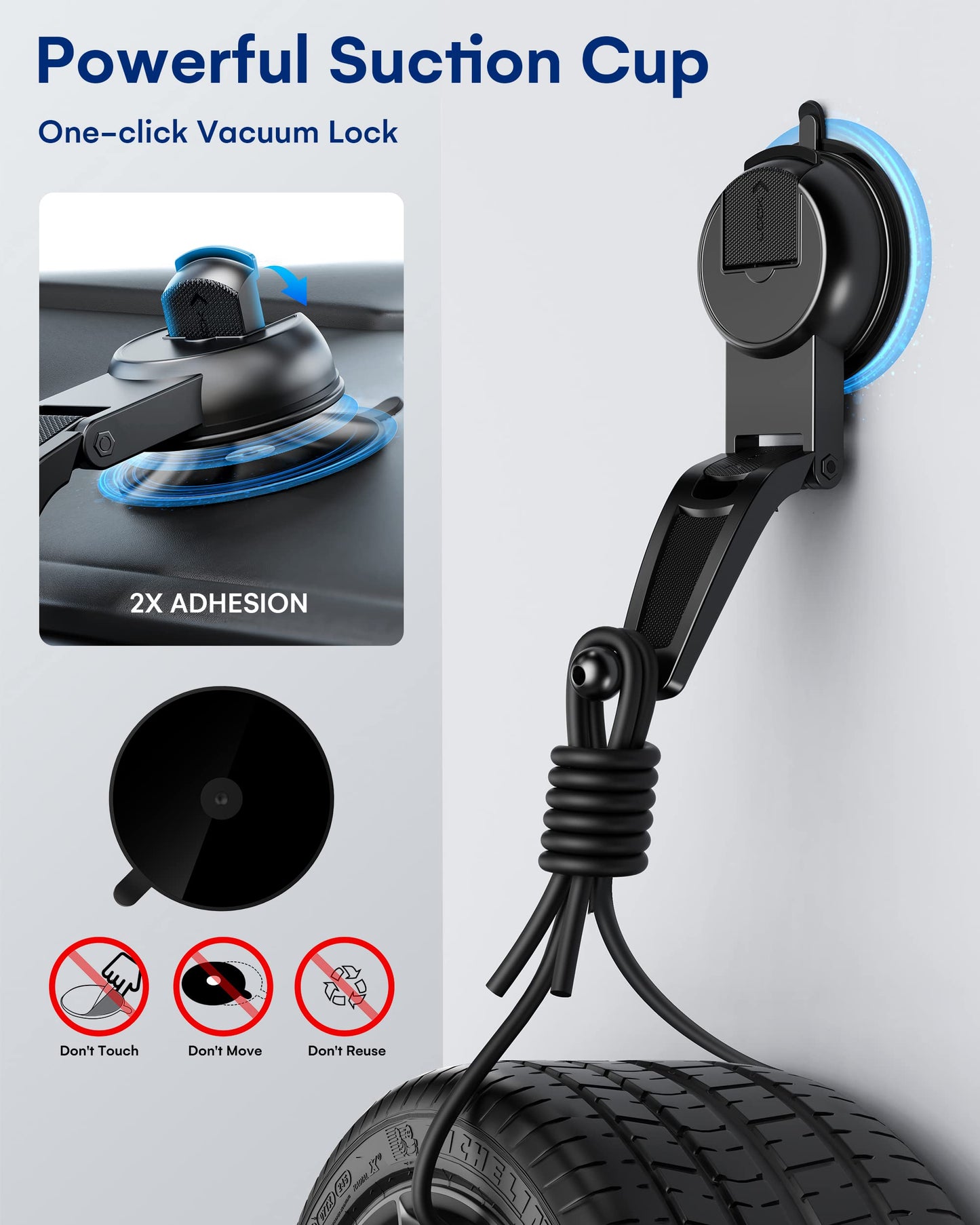 Cargador inalámbrico para coche ZeeHoo, carga rápida de 15 W, soporte para teléfono con sujeción automática, compatible con iPhone 15, 14, 13, 12, 11 Pro Max, Xs, etc. (negro)