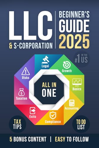 Guía para principiantes sobre LLC y S-Corporation, edición actualizada: 2 libros en 1: La guía más completa sobre cómo constituir y administrar su LLC y S-Corp, y ahorrar en impuestos como propietario de una pequeña empresa (Iniciar un negocio)