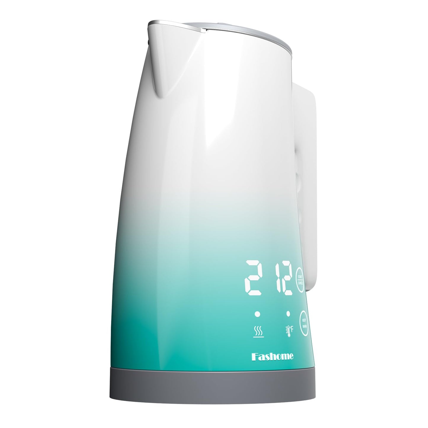 Hervidor eléctrico con control de temperatura, interior de acero inoxidable 304, sin BPA, de doble pared, 1,25 L, 1200 W, apagado automático y protección contra ebullición en seco, base inalámbrica (KCK02F)
