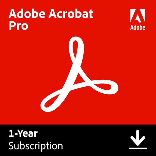 Adobe Acrobat Pro | Software PDF | Convertir, editar, firmar electrónicamente, proteger | Código en línea para PC/Mac | Requiere activación
