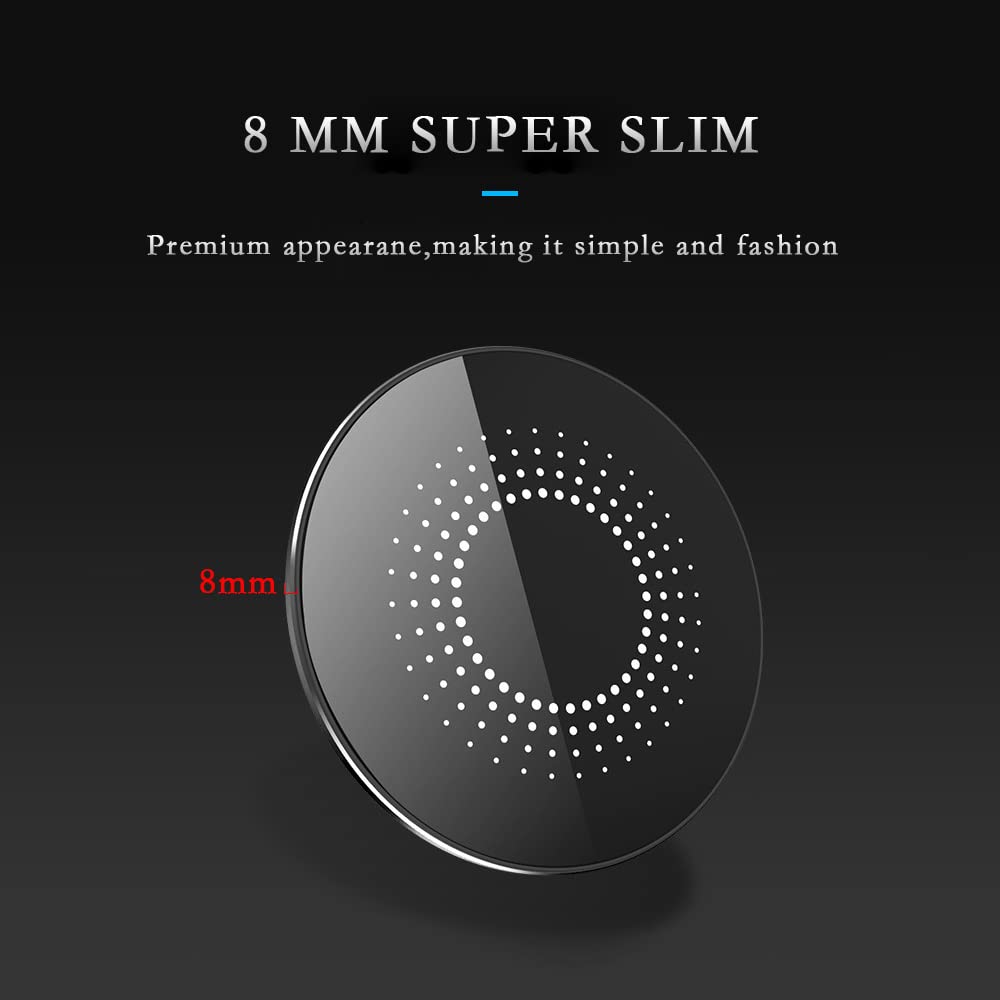 30W Fast Wireless Charger Pad, Wireless Charging Compatible with Samsung Galaxy S22/S22+/S21/S20/S10, Fast Charger Compatible with iPhone 13/14/12/11 Series