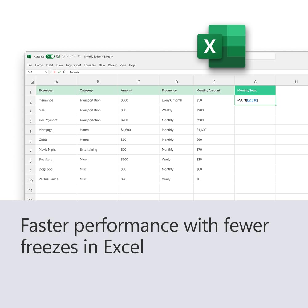 Microsoft Office Hogar 2024 | Aplicaciones clásicas: Word, Excel, PowerPoint | Compra única para 1 PC/MAC | Descarga instantánea | Anteriormente Hogar y Estudiantes 2021 [Código en línea para PC/Mac]