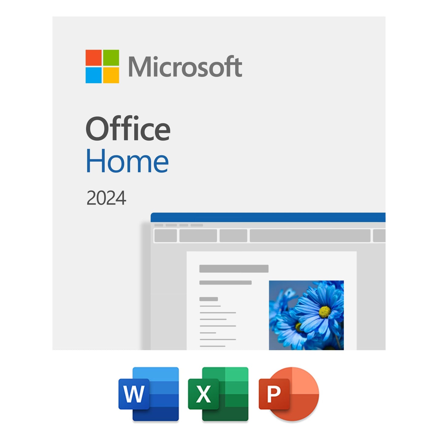 Microsoft Office Hogar 2024 | Aplicaciones clásicas: Word, Excel, PowerPoint | Compra única para 1 PC/MAC | Descarga instantánea | Anteriormente Hogar y Estudiantes 2021 [Código en línea para PC/Mac]