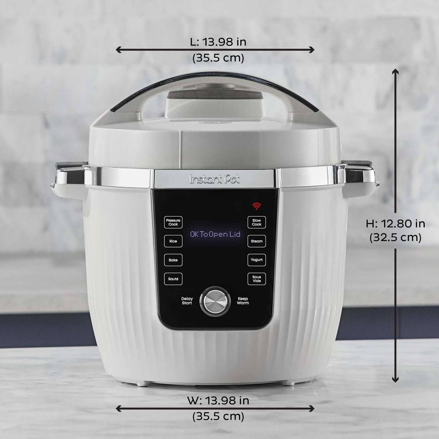 Instant Pot PRO Max - Olla a presión inteligente 10 en 1 con Wi-Fi, vaporera, salteadora, calentadora, arrocera, yogurtera, sous vide, panificadora, NutriBoost (incluye app con más de 2000 recetas) - 6 cuartos