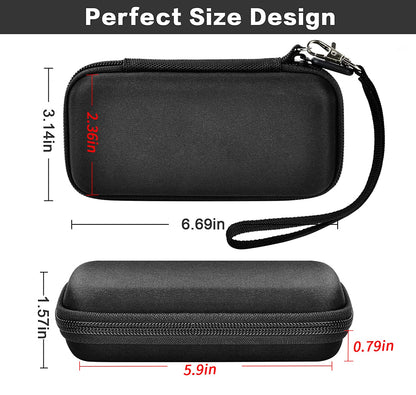 Case for Anker Magnetic Battery 10,000mAh Foldable Wireless Portable Charger, 633/622/621/321 5,000mAh Power Bank (MagGo) Holder, Storage for Baseus 6000mAh Cell Phone Power Delivery -Case Only-Black